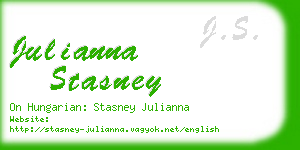 julianna stasney business card